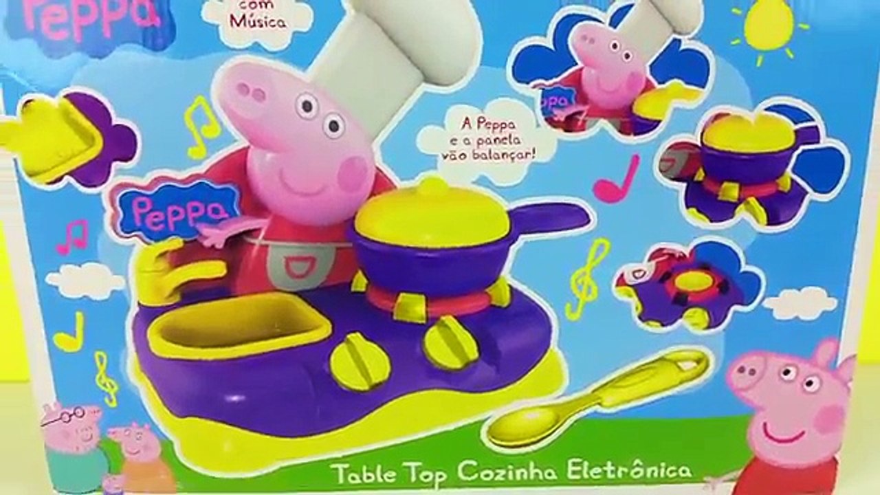 BABY ALIVE MINHA BONECA LILI FAZENDO COMIDINHA NA COZINHA DA PEPPA PIG EM PORTUGUES
