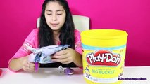 GIANT PLAY DOH BUCKET with Toys mlp lalaloopsy frozen peppa pig|B2cutecupcakes