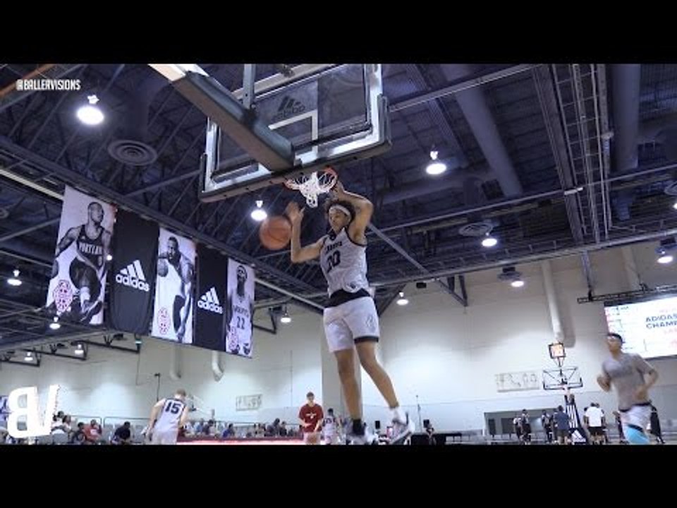 Jericho Sims is a Big With Bounce! | Raw Highlights from Adidas Gauntlet