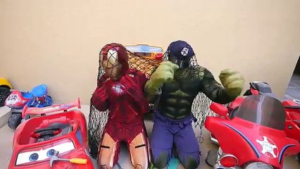 Spiderman & HULK MCDONALDS DRIVE THRU PRANK! w/ Clown Joker Toys Superhero Fun in Real Life