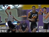 Shareef O'Neal VS Ron Artest III | Sons of Shaq & Metta World-Peace Face Off!