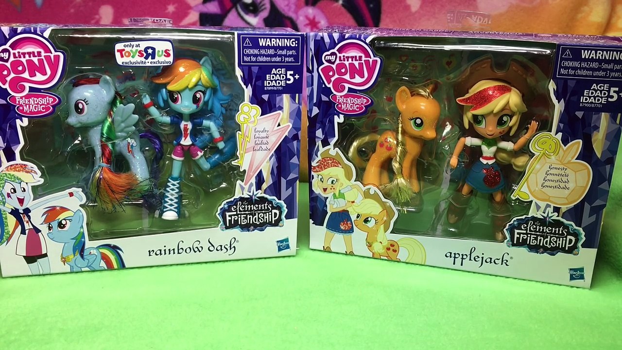 Hasbro SDCC TRU Exclusive My Little Pony Elements of Friendship Rainbow Dash MLP n EG Set QuakeToys