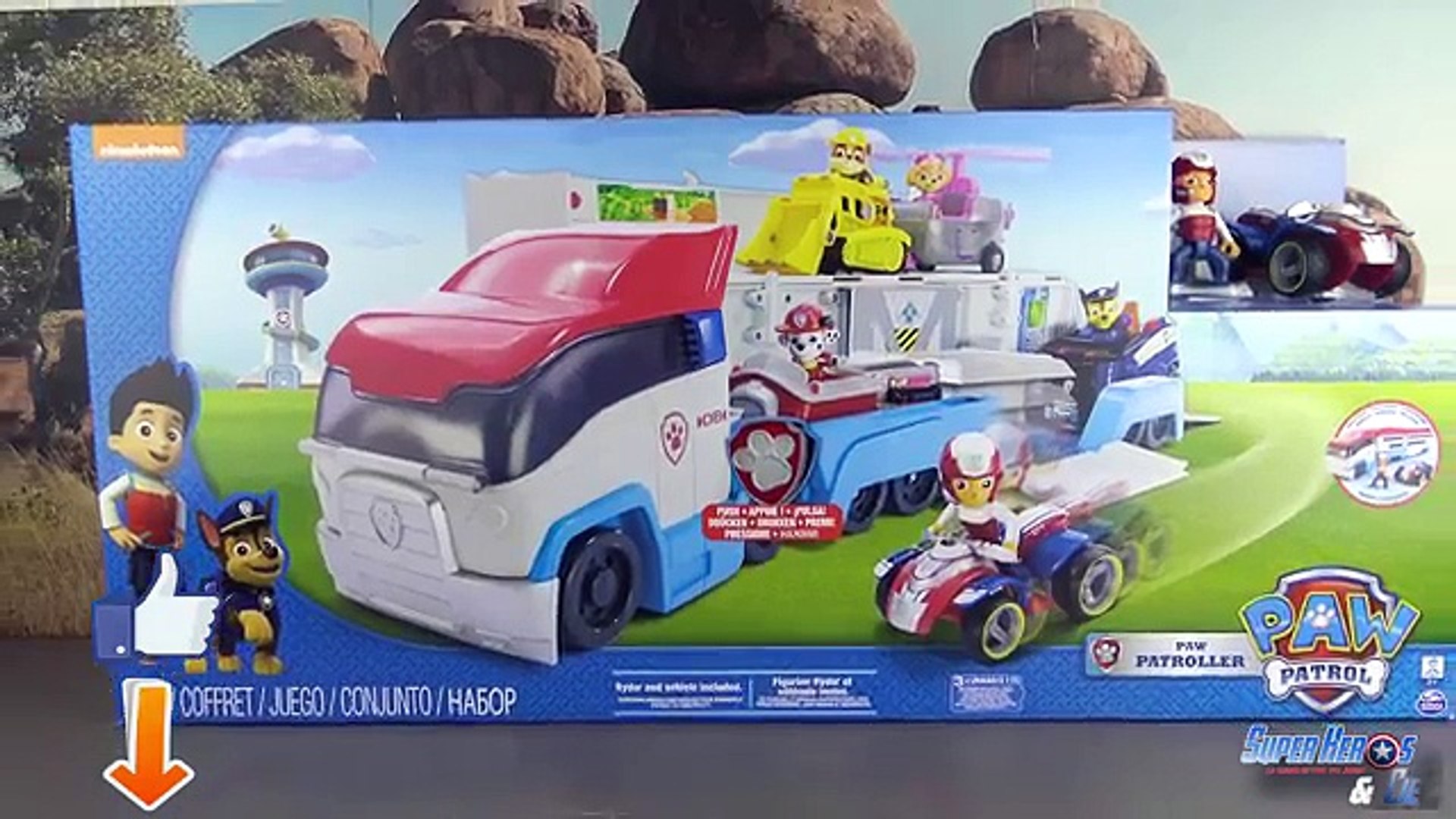 Pat Patrouille Camion Patrouilleur Paw Patroller Truck Patrulla Canina  Jouets Toys Review - video Dailymotion