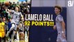 The Full Game LaMelo Ball Scored 92! Chino Hills DESTROYS Los Osos AGAIN! FULL HIGHLIGHTS