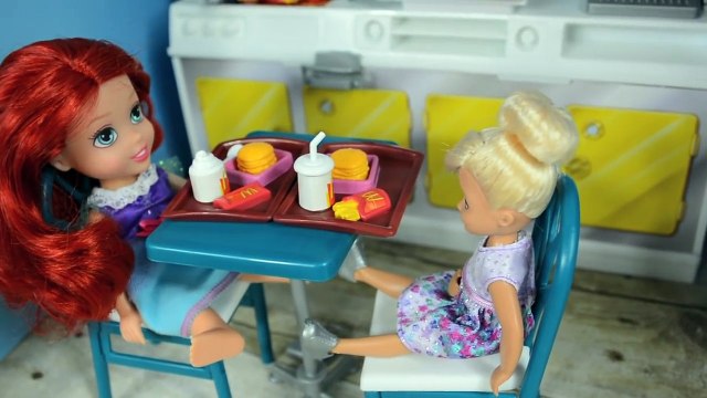 Anna And Elsa Toddlers INVISIBLE At McDonalds! Part 2 Toddler Anna And Elsa