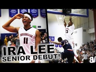 Ira Lee Is BACK! Senior DEBUT + Shareef O'Neal POSTER! Crossroads VS Brentwood FULL HIGHLIGHTS