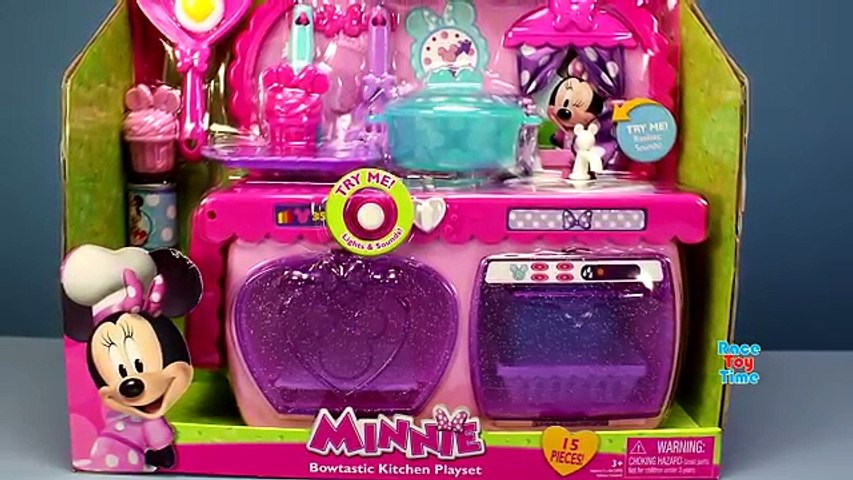 minnie mouse bowtastic kitchen playset