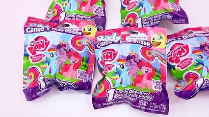 5 My Little Pony Radz Candy Surprise Mystery Blind Bags + Limited Edition - Cookieswirlc Video