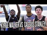 KYREE WALKER vs CASSIUS STANLEY! SUDDEN DEATH DOUBLE OVERTIME @ PANGOS ALL-AMERICAN FULL HIGHLIGHTS