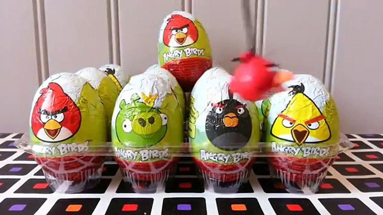 Angry Birds Surprise Chocolate Eggs, Huevos Sorpresa