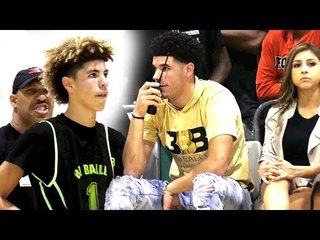 Lavar Told Melo Stop Being STUPID! LaMelo Drops 45 w/ 39 Shots VS College Bound Athletes!