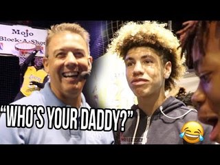 Fair Worker CHALLENGES LaMelo Ball! Starts ROASTING HIM "WHO'S YOUR DADDY?"