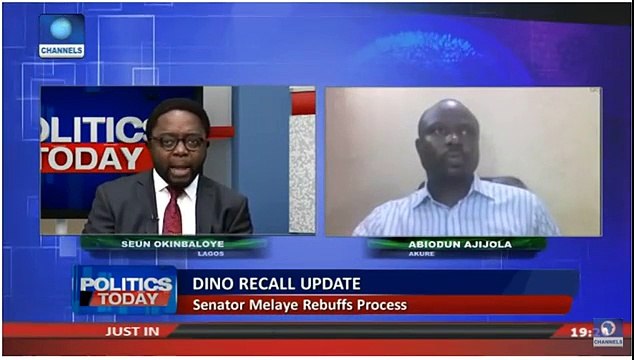DINO RECALL UPDATE SENATOR DINO MELAYE REBUFFS RECALL PROCESS PT2