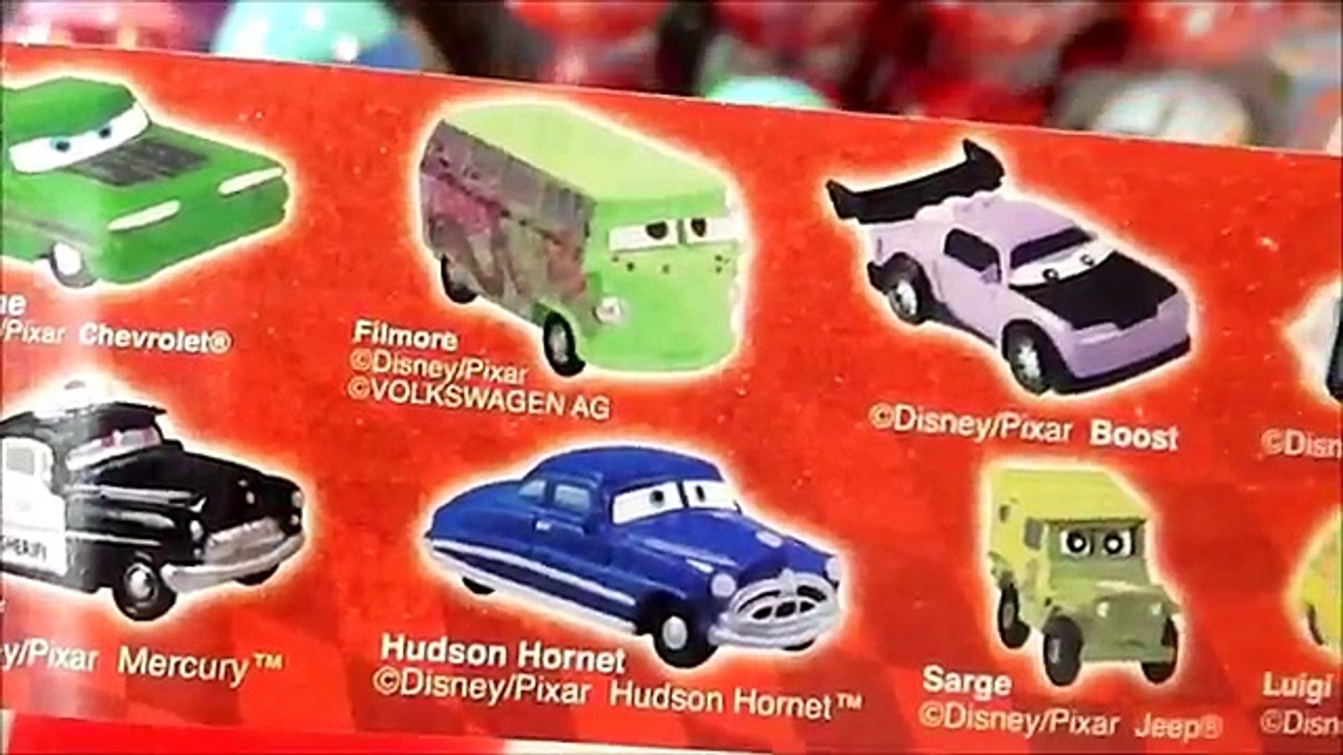 3 HUEVOS SORPRESA, , TOY STORY 3, CARS DE disney. KINDER LOS PITUFOS 2, unboxing. OEUF SURPRISE - video dailymotion