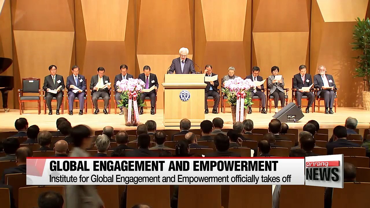 Institute for Global Engagement and Empowerment officially kicks off at Yonsei University