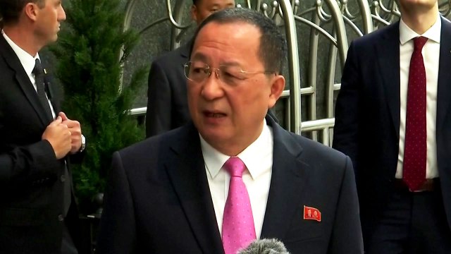 리용호 외무상 美 선전포고...폭격기 격추 권리 / YTN