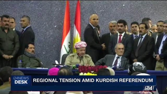 i24NEWS DESK | 3 million Iraqi Kurds cast their ballots | Monday, September 25th 2017
