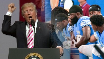 트럼프 막말 파문 확산...NFL 선수 200명 시위 동참 / YTN