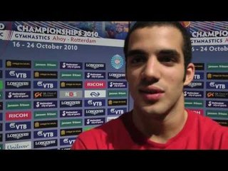 Danell Leyva Interview - After Team Qualifications - 2010 World Artistic Gymnastics Championships