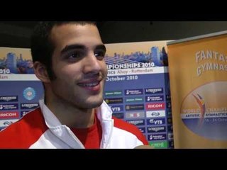 Danell Leyva Interview - After Team Finals - 2010 World Gymnastics Championships
