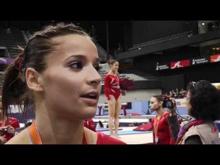 Alicia Sacramone Interview - After Team Finals - 2010 World Gymnastics Championships