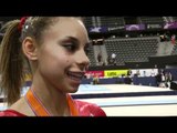 Mattie Larson Interview - After Team Finals - 2010 World Gymnastics Championships