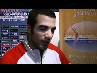 Danell Leyva Interview - After High Bar Finals - 2010 World Gymnastics Championships