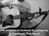 Sun Raha Hai Aashiqui 2 Easy Guitar Intro,chords & Strumming by SidVidRocks