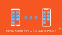 Transfer Data from Samsung Galaxy S7 / S7 Edge to iPhone X