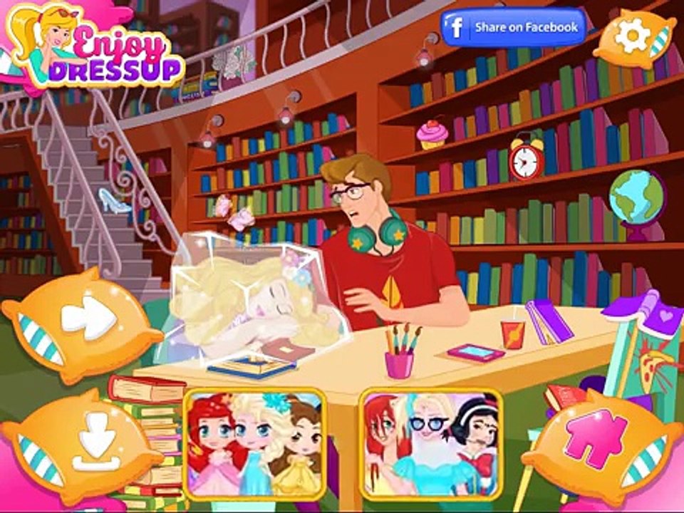 Đánh thức công chúa Aurora ngủ trong thư viện trường học (Waking Up Sleeping Beauty)