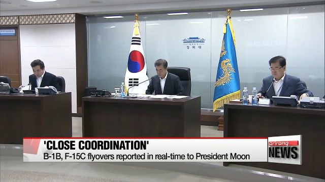 B-1B, F-15C flyovers conducted under close coordination between Seoul, Washington