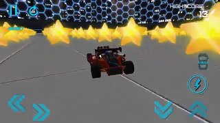 Androïde voiture au volant extrême pour des jeux enfants course course cascade des pistes Impossible jeu 3D hd