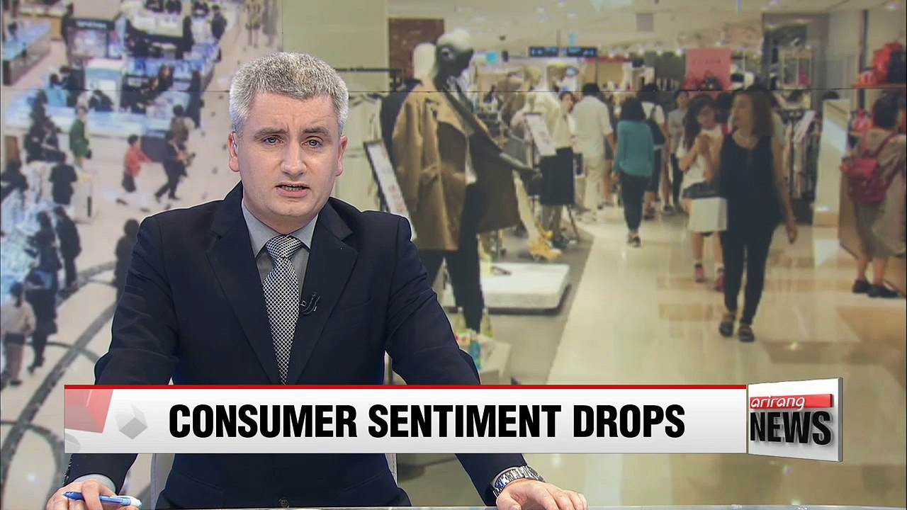 South Korea's consumer sentiment drops for second straight month