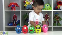 Play Doh Yo Gabba Gabba Toys Surprise Eggs Opening CKN Toys