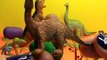 Dinosaurs surprise eggs toys Play Doh Dinosaurios sorprenden huevos juguetes Play Doh