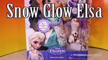 FROZEN Disney Queen Elsa Snow Glow with Olaf Singing Let it Go Frozen Video Toy