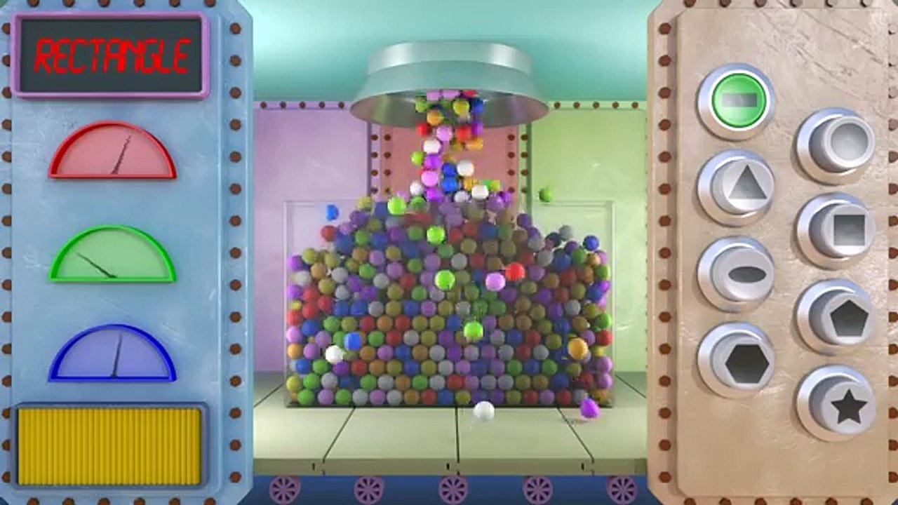 Binkie TV - Learn Shapes With Candy Fory Color Balls - Educational 3d Video For Kids