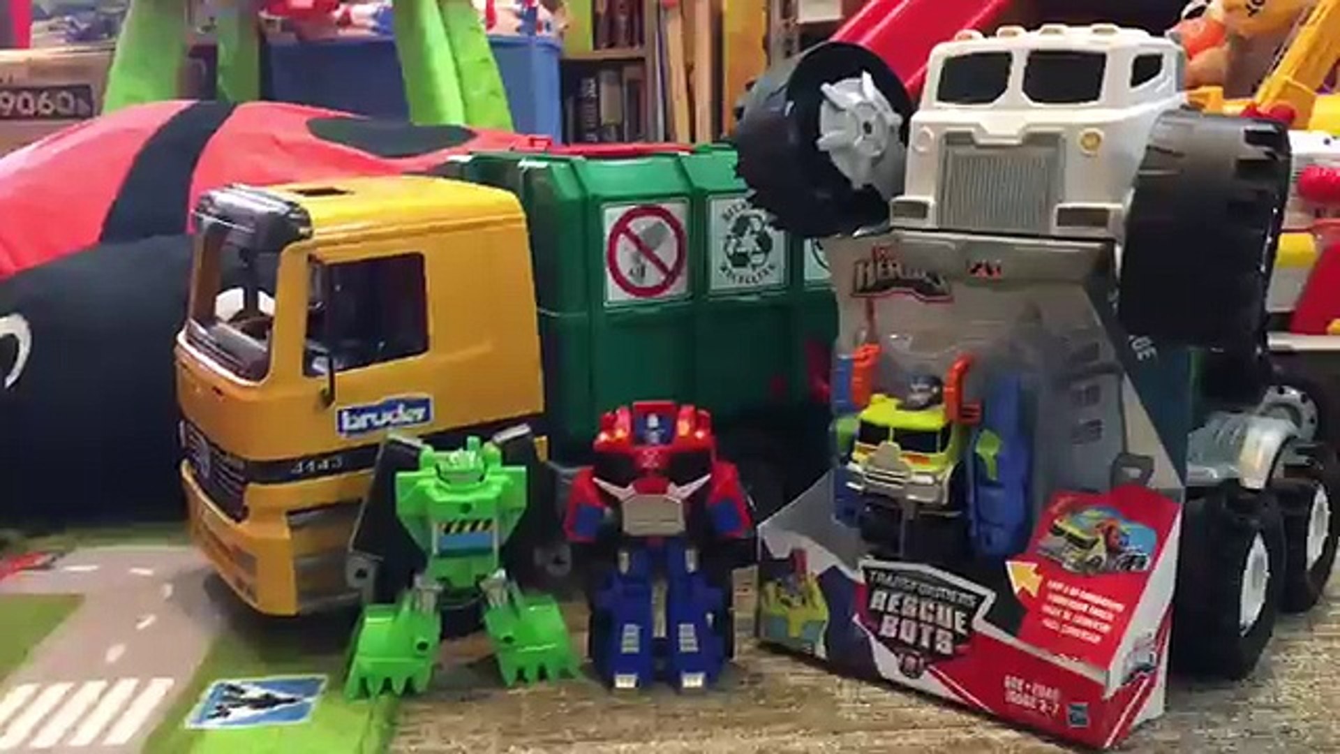 matchbox transformer garbage truck