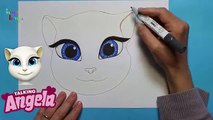Talking Angela Maske Yapımı | Konuşan Kedi Angela | Nasıl Yapılır | Boya Boya