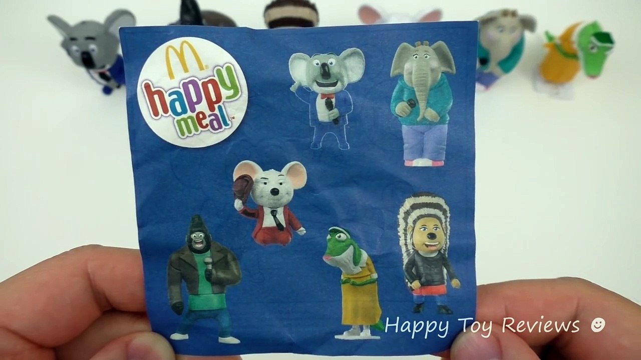 2016 McDONALDS SING MOVIE HAPPY MEAL TOYS FULL SET 6 KIDS COLLECTION UNBOXING ¡CANTA! EUROPE REVIEW