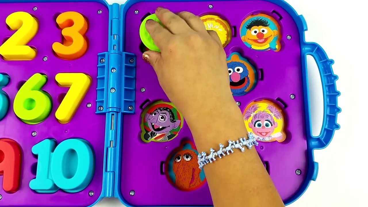 Toddler Kids Video Help Kids Learn counting 1-10 Sesame Street Cookie Monster on the Go 123 Numbers