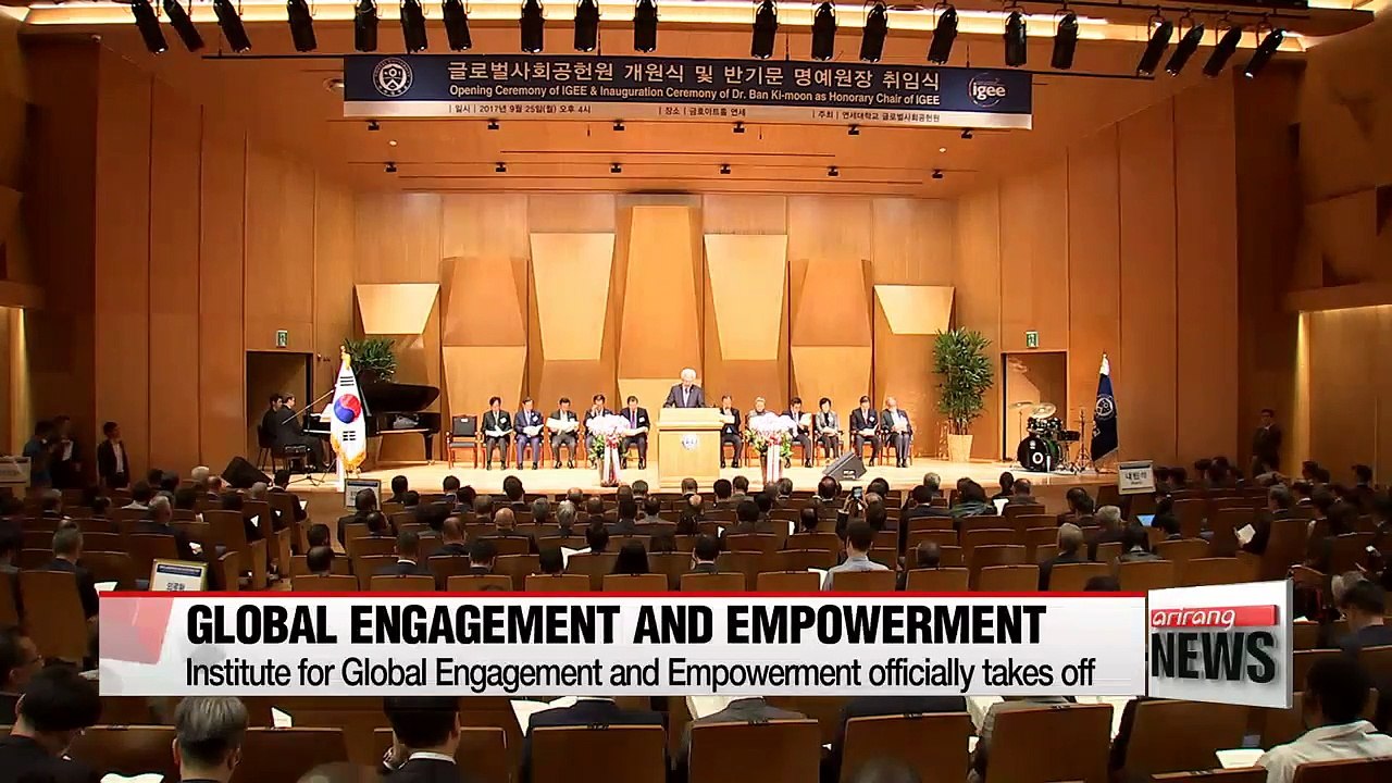 Institute for Global Engagement and Empowerment officially kicks off at Yonsei University