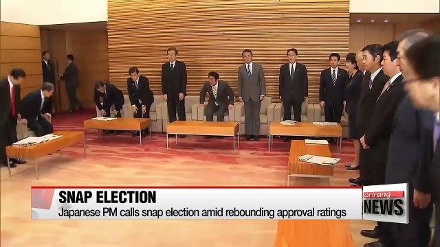 Japanese PM calls snap election