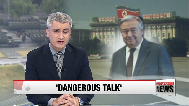 UN chief says U.S.-North Korea rhetoric increases risk of miscalculations