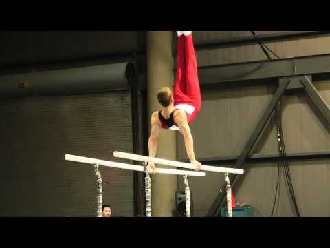 Dylan Akers - Parallel Bars - 2011 Winter Cup Challenge Day 1