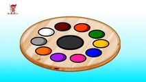 Colors for Children to Learn with Color Wheel - Bottle Cartoon Milk Bottles Colors Learning Videos