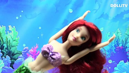 에리얼을 잡은 에릭왕자 - 디즈니 인어공주 장난감 인형 애니 돌아이TV