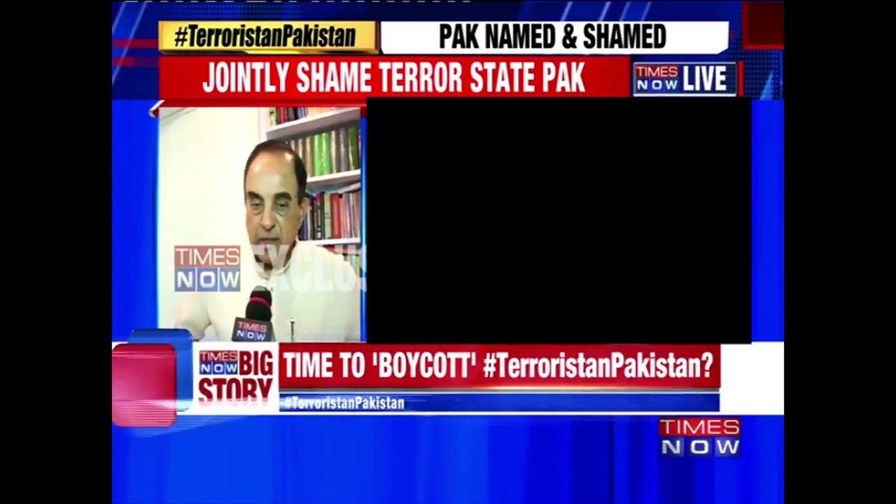 "Bashing Pakistan Lowers Our Super Power Status" - Subramanian Swamy
