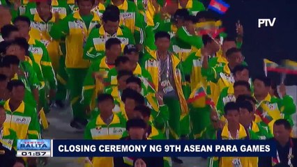 SPORTS BALITA: Closing ceremony ng 9th ASEAN Para Games
