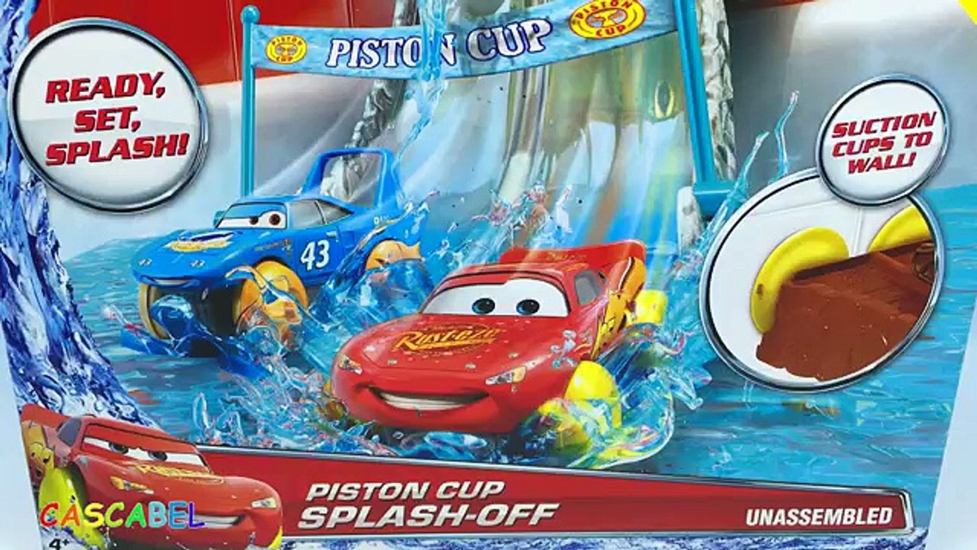 DISNEY PIXAR CARS COPA PISTON HIDRO RUEDAS PISTON CUP SPLASH OFF ...
